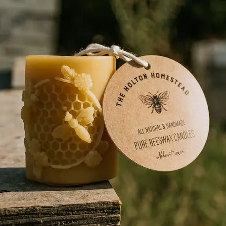Bees Wax Pillar Candles