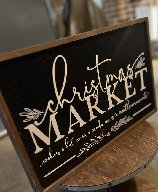 Christmas Market Sign