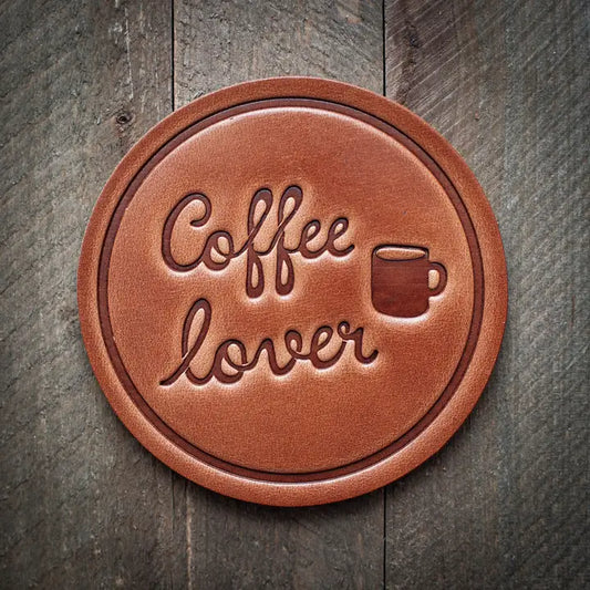 Leather Coffee Lover Coaster