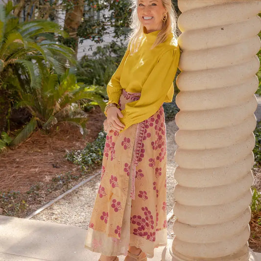 Restored Hope Cotton Wrap Skirt