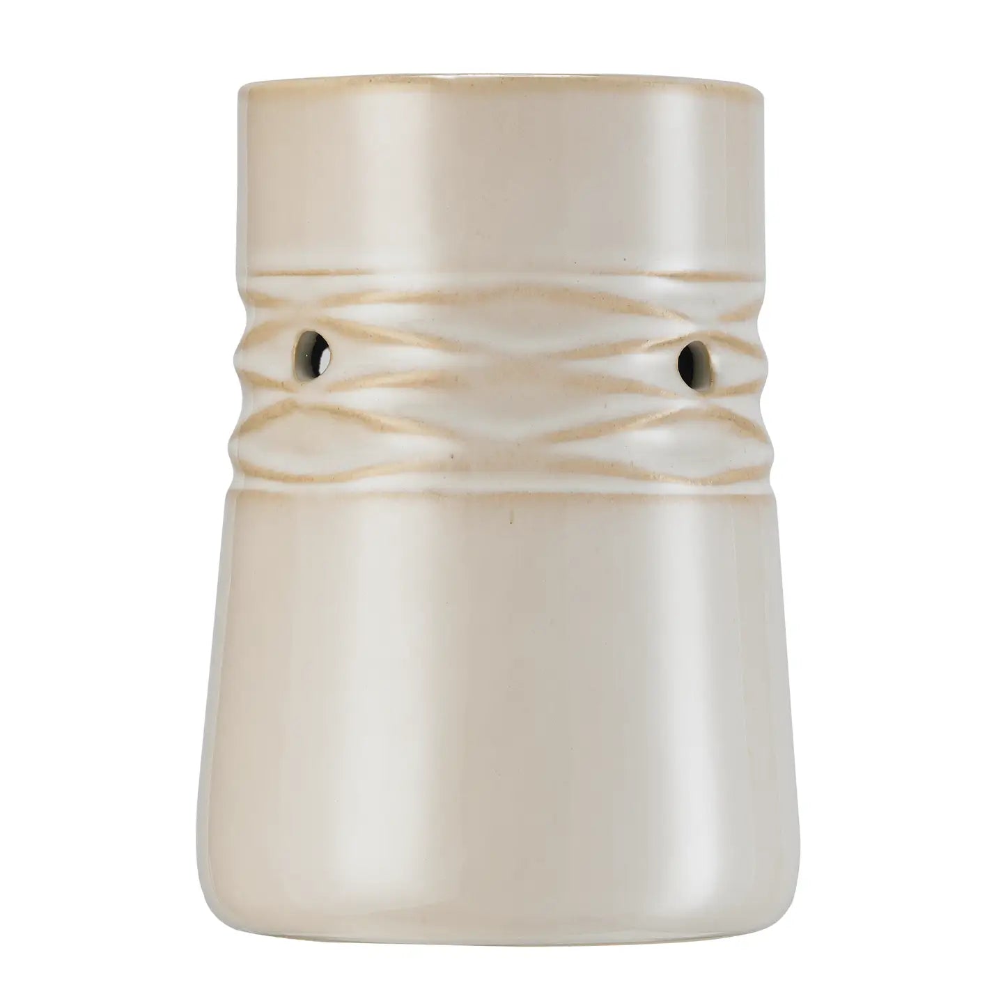 Net White Ceramic Tabletop Melter -Flameless Wax Tart Warmer