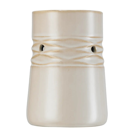 Net White Ceramic Tabletop Melter -Flameless Wax Tart Warmer