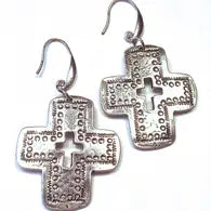 Earrings Navajo Cross