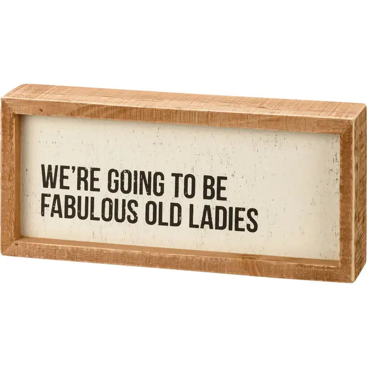 Wooden Box Signs