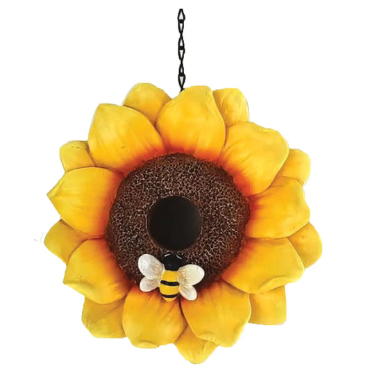 Resin Sunflower Bird House