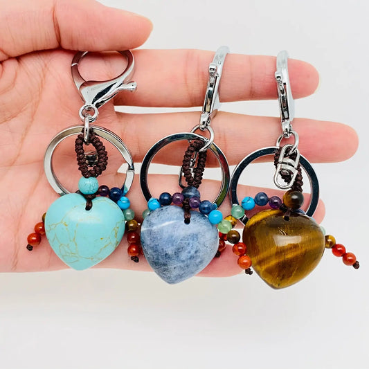 Heart-Shaped Keychain