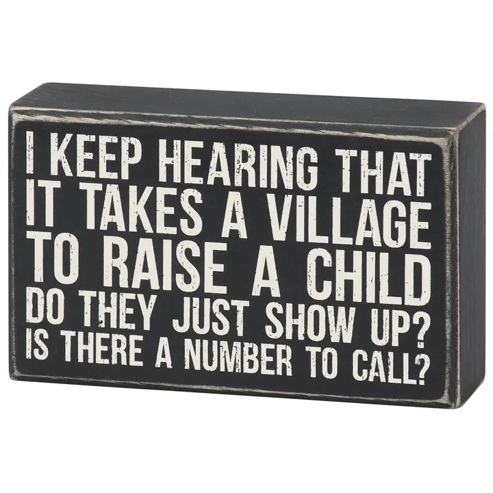 Wooden Box Signs
