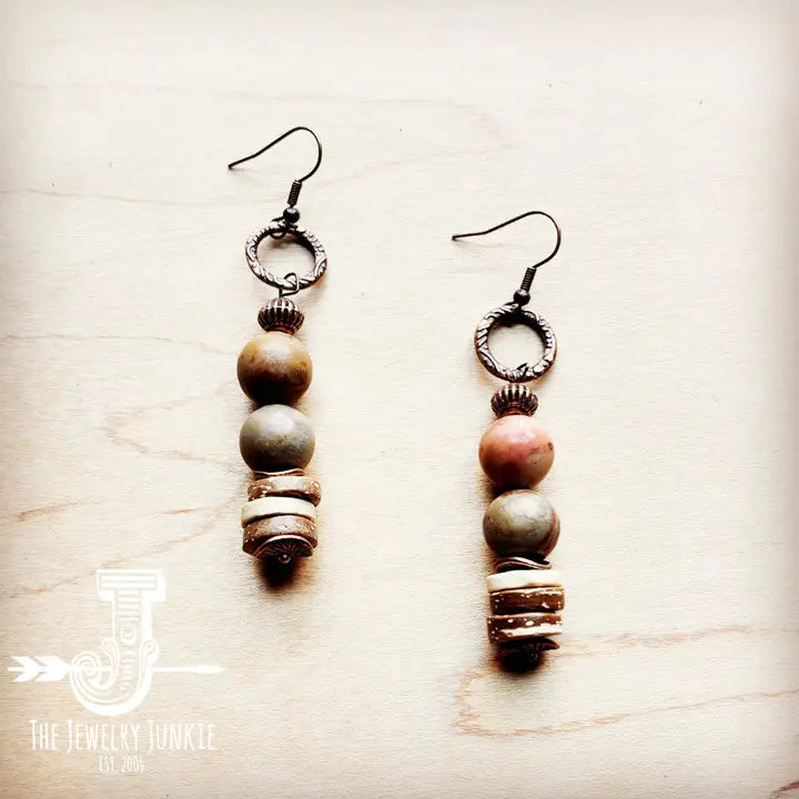 Rainbow Jasper Earrings