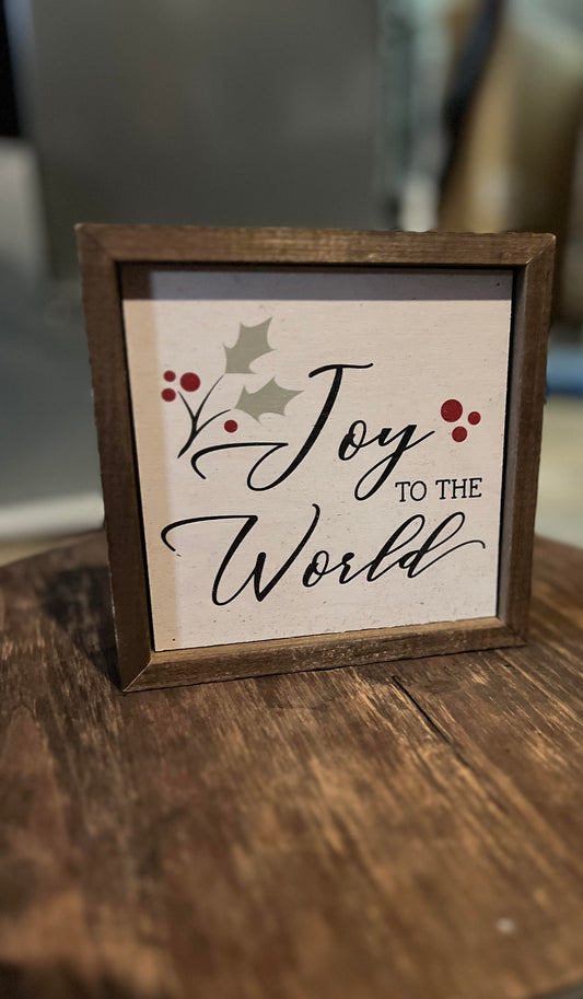 Joy To The World Sign