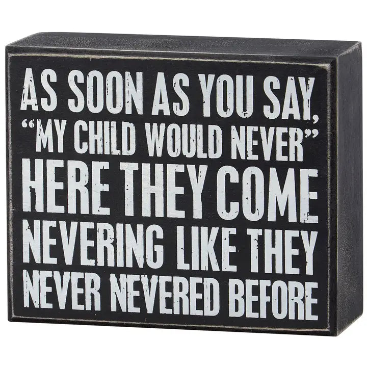 Wooden Box Signs