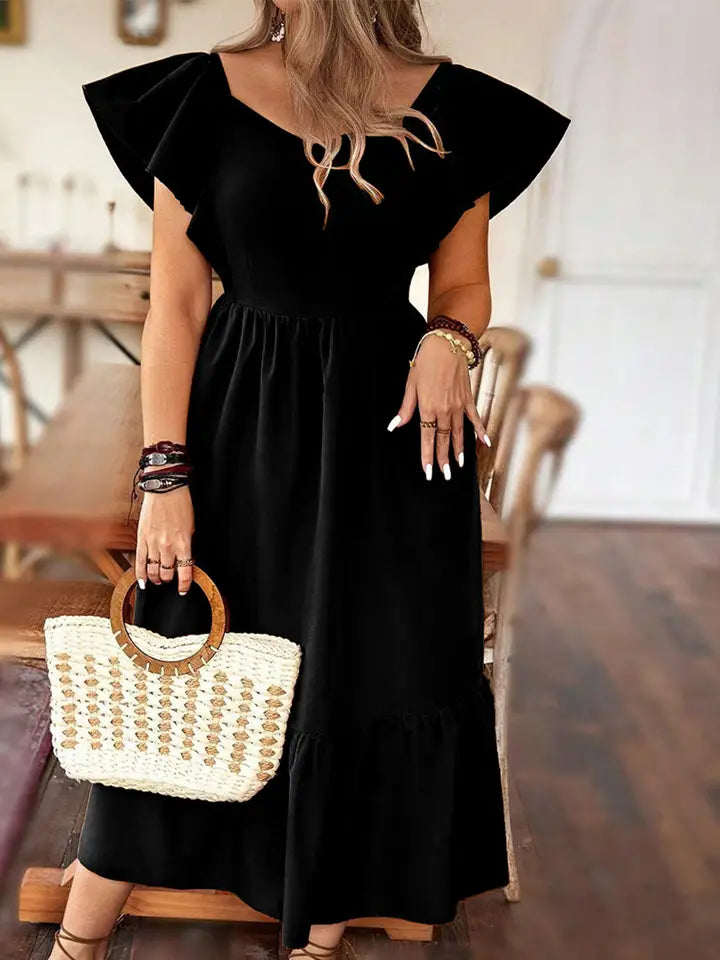 Black Trim Dress