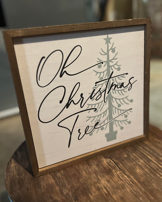 O Christmas Tree Sign