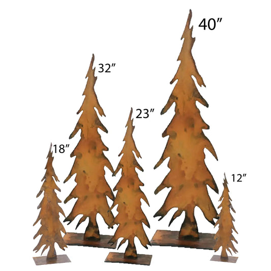 Tall Pencil Trees Outdoor Metal Trees