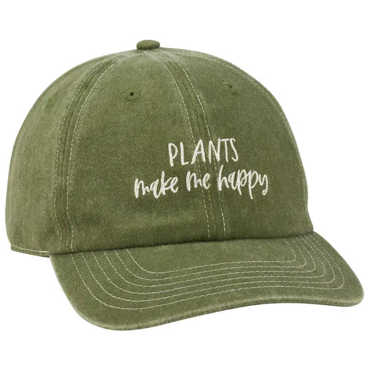 Plants Make Me Happy Cap