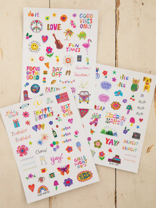 Planner Sticker Set, Set of 3