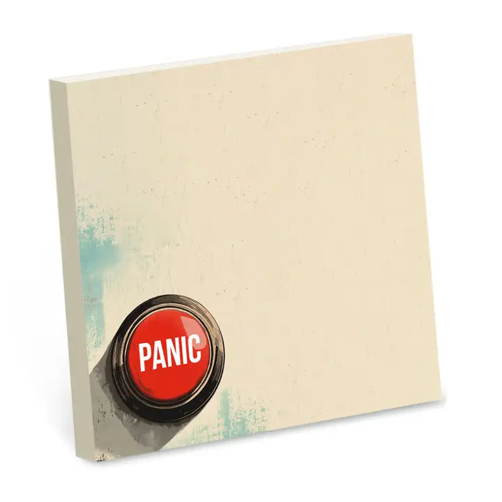 Sticky Note Panic Button Funny