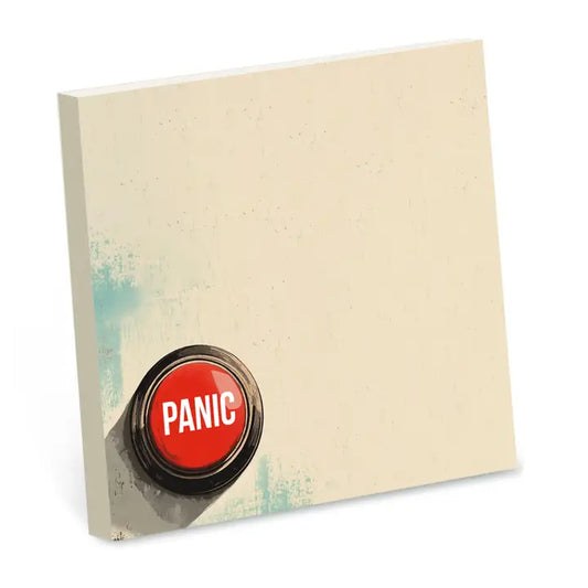 Sticky Note Panic Button Funny