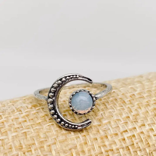 Moon Sun Adjustable Ring
