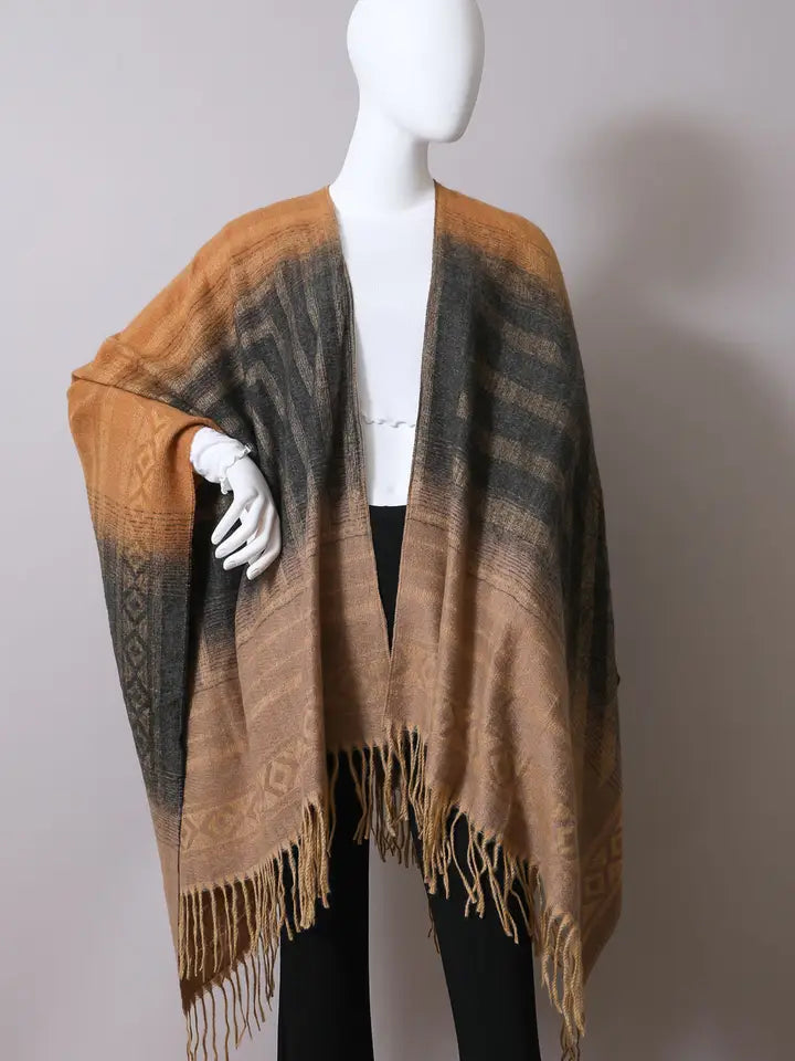 Bohemian Serape Ruana