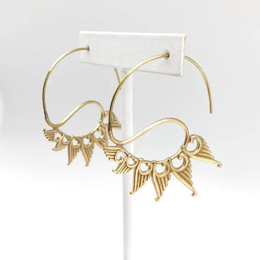 Golden Wing Earrings