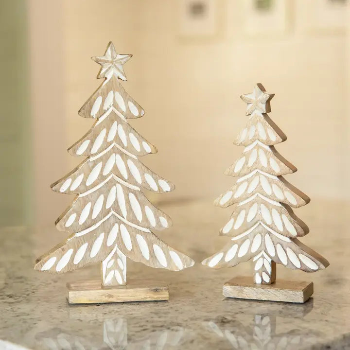 Winter Grace Wooden Tree