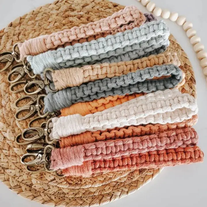 Large Macramé Wristlet